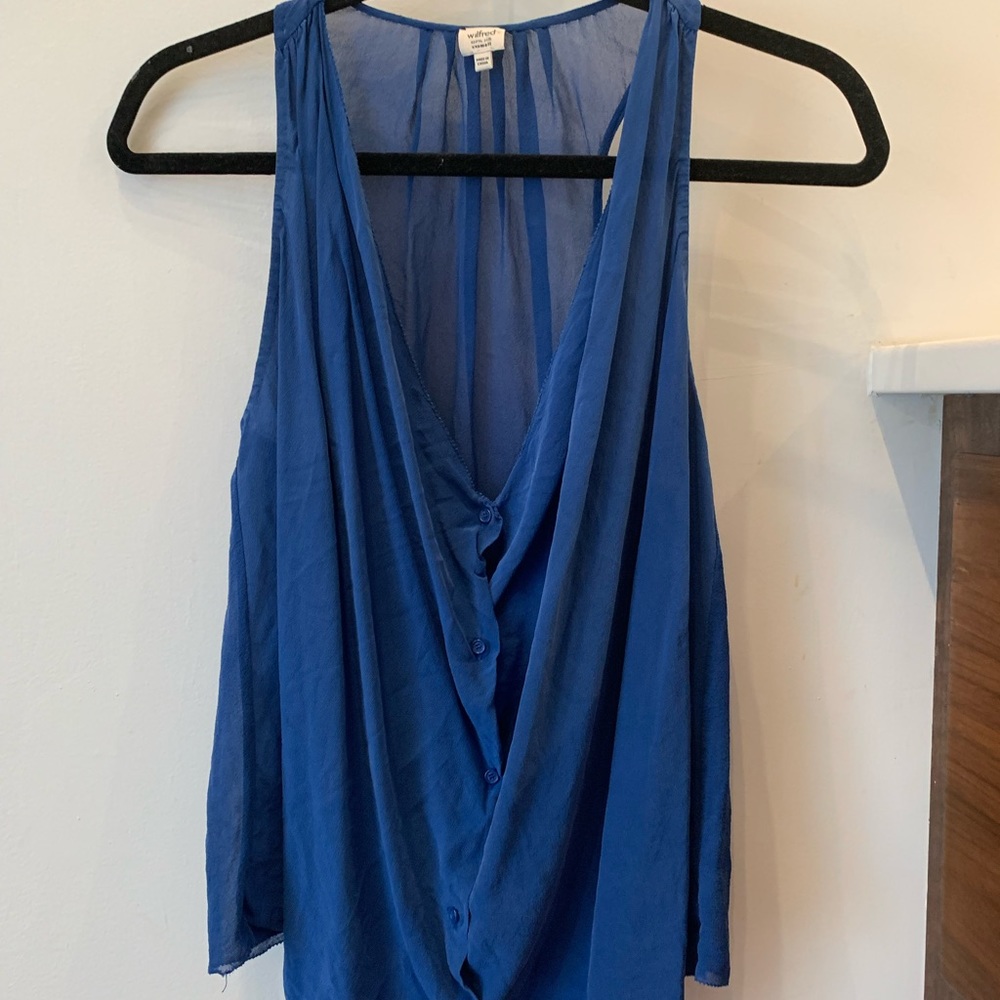 Aritzia xxs silk blouse